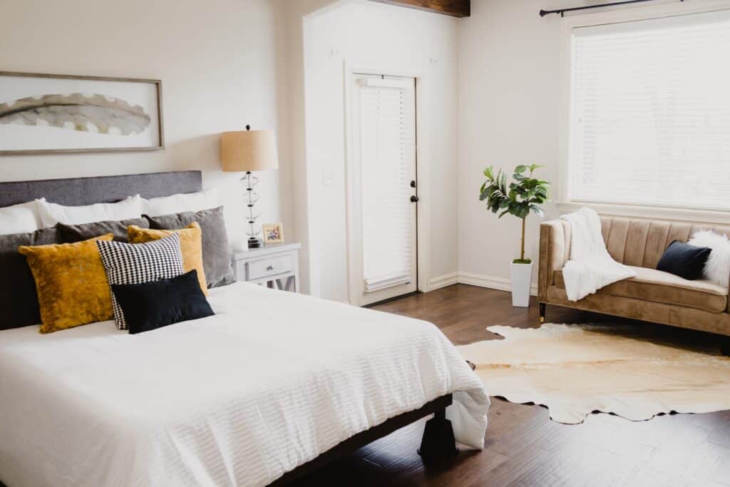 furnishing an Airbnb