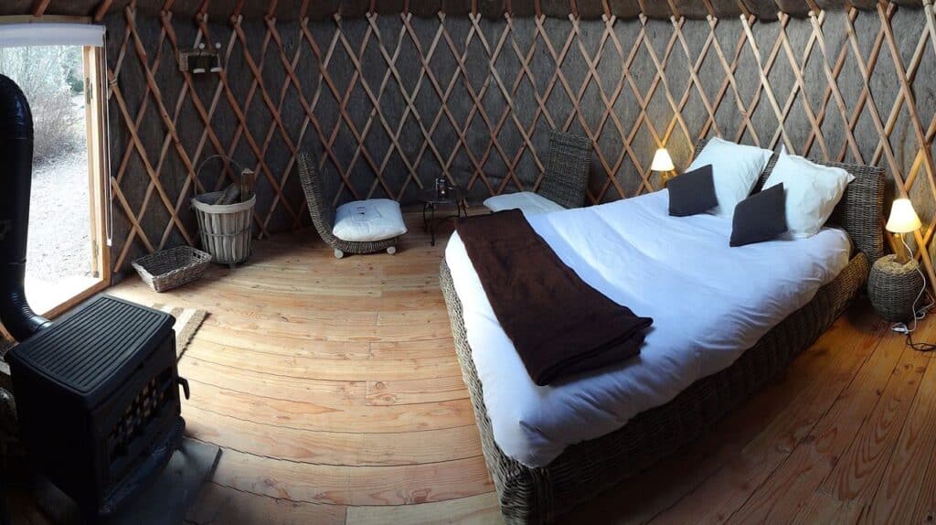 luxury yurt