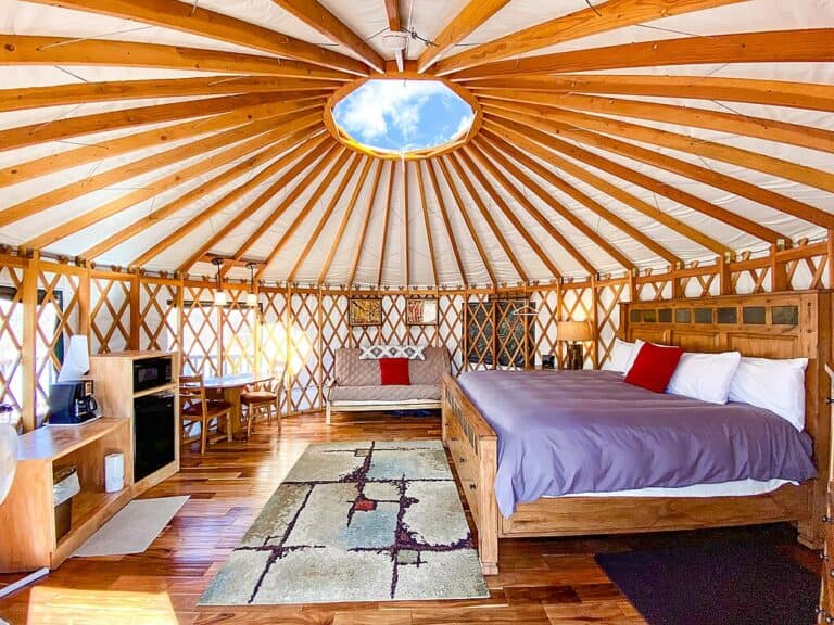 luxury yurt